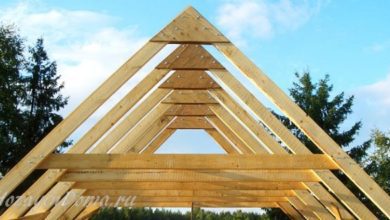 Построить двускатную крышу на дом или баню